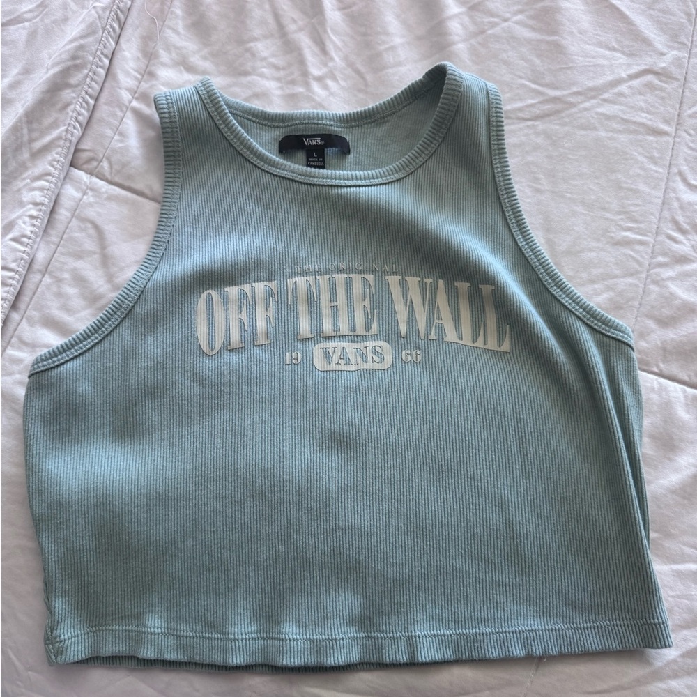 Vans Women's Mint Green Crop Top